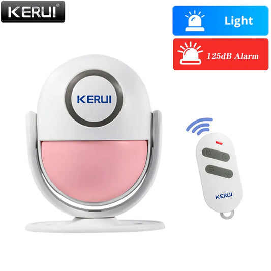 KERUI P6 PIR Motion Detector 125dB Alarm Welcome Doorbell Home Security Sensor