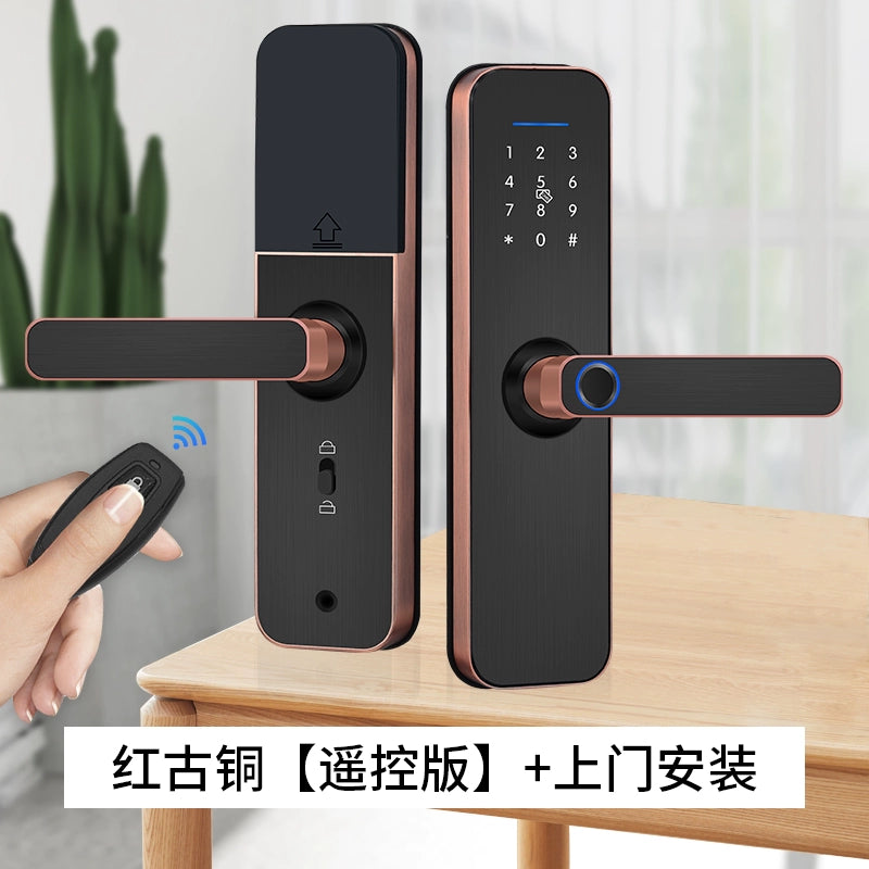 Wooden Door Fingerprint Lock Inner Door Password Lock Digital Smart Door Lock