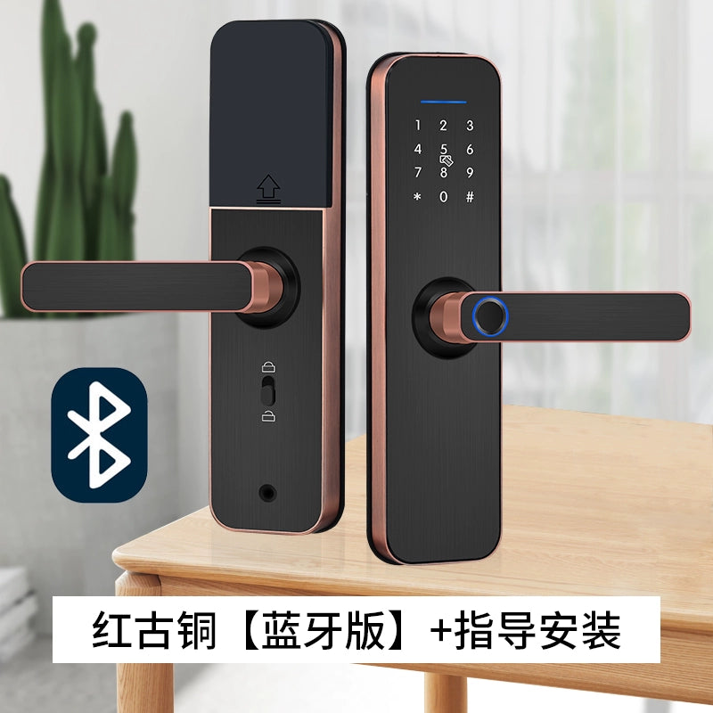 Wooden Door Fingerprint Lock Inner Door Password Lock Digital Smart Door Lock