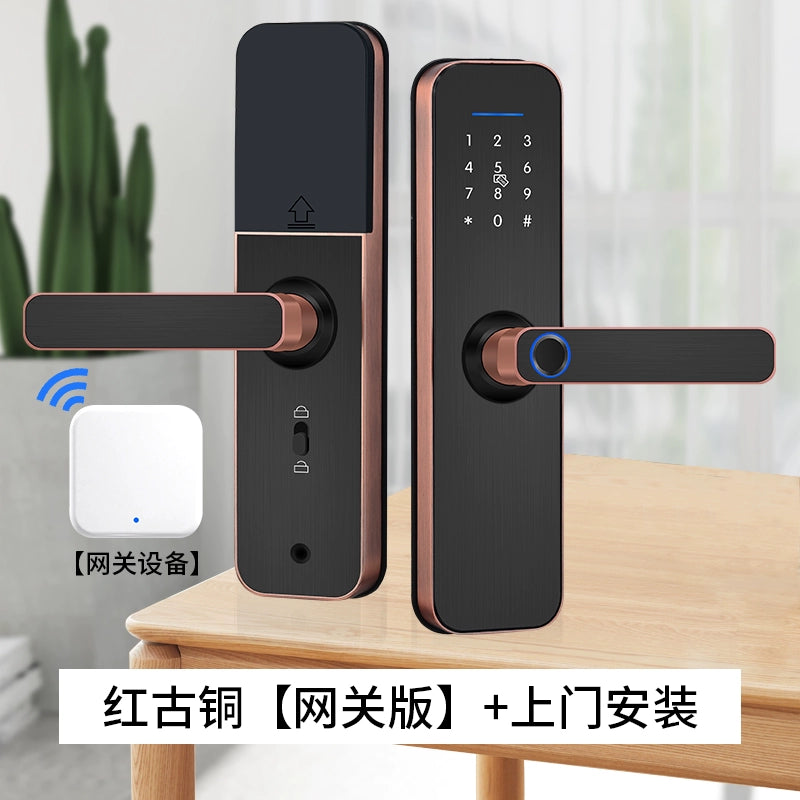 Wooden Door Fingerprint Lock Inner Door Password Lock Digital Smart Door Lock