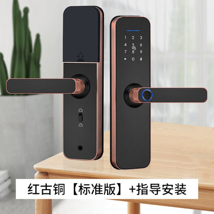 Wooden Door Fingerprint Lock Inner Door Password Lock Digital Smart Door Lock