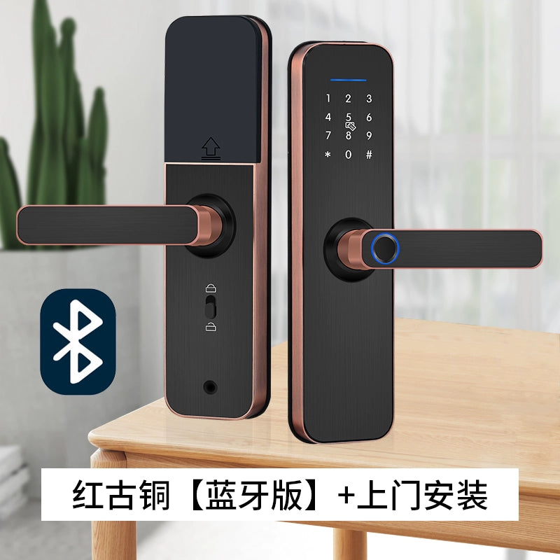 Wooden Door Fingerprint Lock Inner Door Password Lock Digital Smart Door Lock