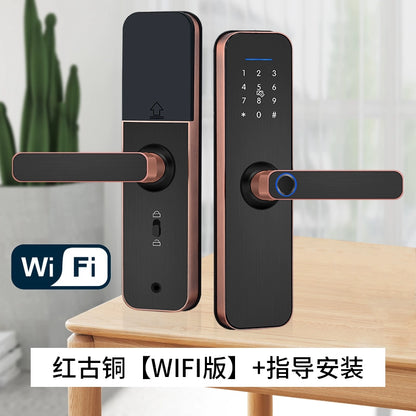 Wooden Door Fingerprint Lock Inner Door Password Lock Digital Smart Door Lock