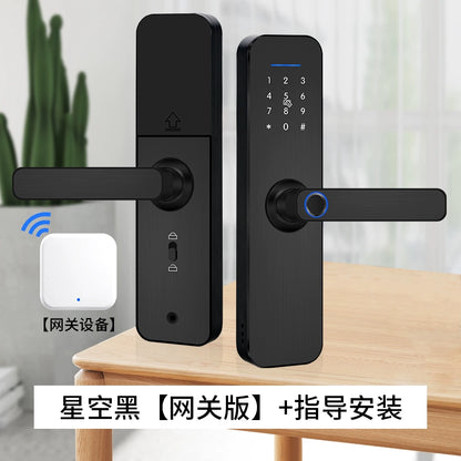 Wooden Door Fingerprint Lock Inner Door Password Lock Digital Smart Door Lock