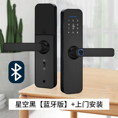 Wooden Door Fingerprint Lock Inner Door Password Lock Digital Smart Door Lock