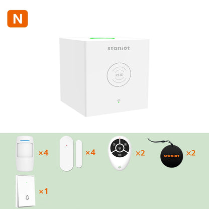 Staniot WiFi Alarm System Kit SecCube 3 Tuya Smart Home Security Protection