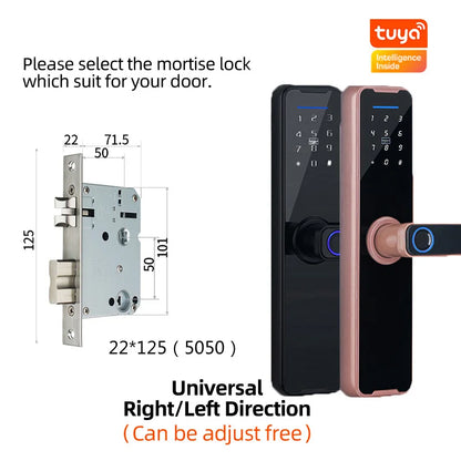 PHIPULO Tuya Digital Electronic Lock Smart Door