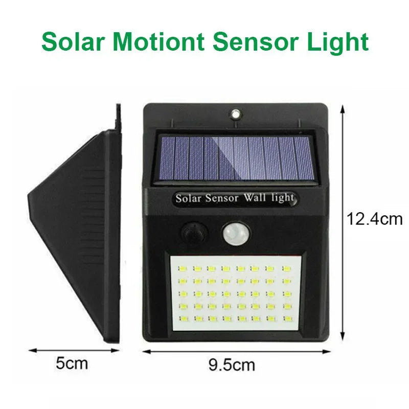 30 LED Solar Lights PIR Motion Sensor Wall Light