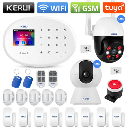 KERUI W202 Alarm System Smart Tuya Home Security WIFI 2G GSM