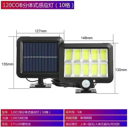 COB LED Solar Light Outdoor PIR Motion Sensor