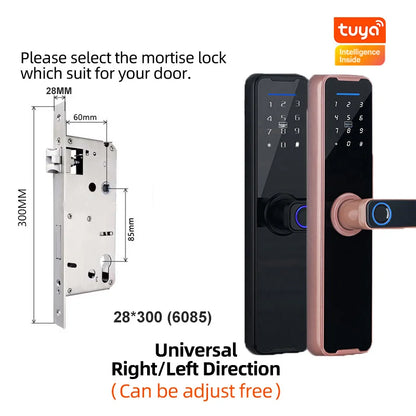 PHIPULO Tuya Digital Electronic Lock Smart Door