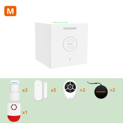 Staniot WiFi Alarm System Kit SecCube 3 Tuya Smart Home Security Protection