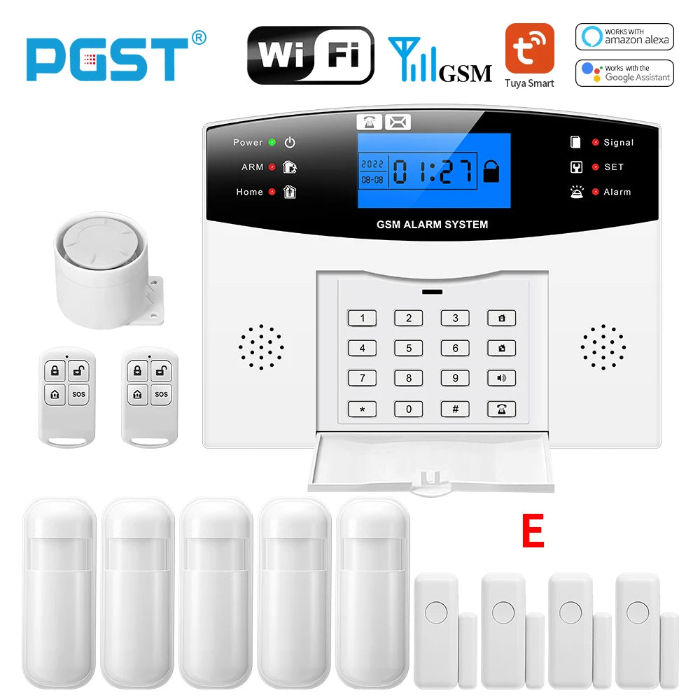 PGST PG505 Keypad GSM Alarm Security 433MHz Wireless Smart Home