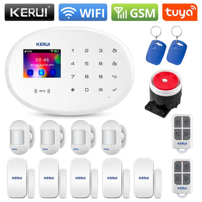 KERUI W202 Alarm System Smart Tuya Home Security WIFI 2G GSM