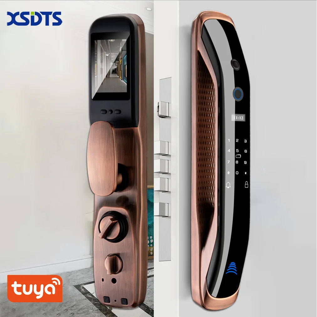 New Biometric Fingerprint Lock Security Smart Door Lock Password Electronic Locks