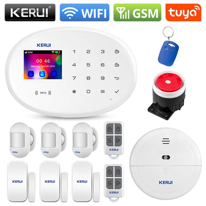 KERUI W202 Alarm System Smart Tuya Home Security WIFI 2G GSM