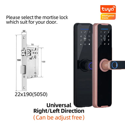 PHIPULO Tuya Digital Electronic Lock Smart Door