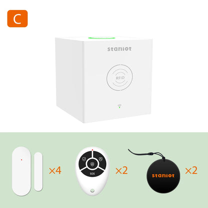 Staniot WiFi Alarm System Kit SecCube 3 Tuya Smart Home Security Protection