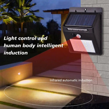 Led Solar Spotlight For Outdoor Solar Lights Waterproof With Motion Sensor