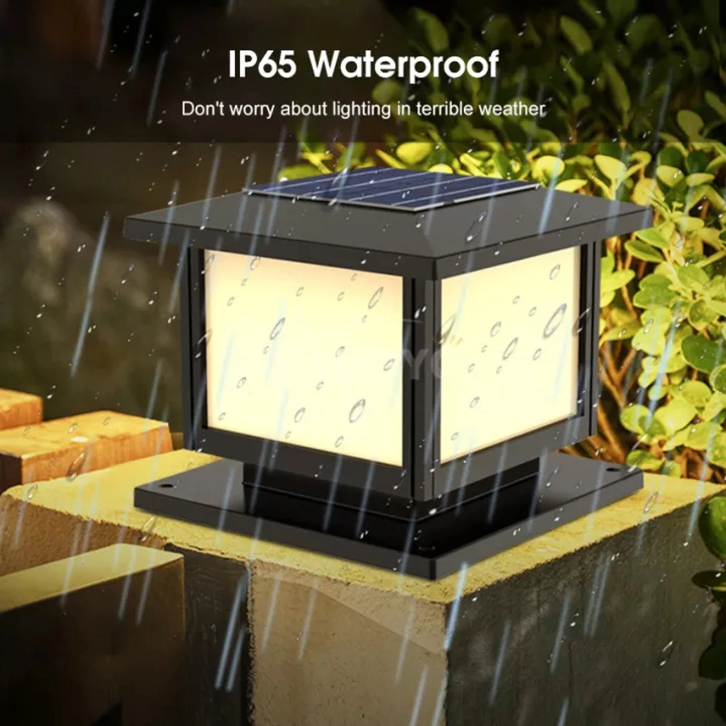 Solar Waterproof Lights Vintage Led Waterproof Solar Lamp