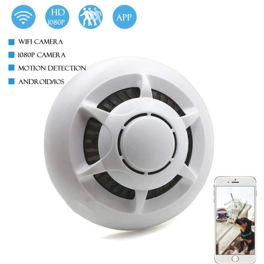 HD 1080P Wireless IP Camera Smoke Alarm