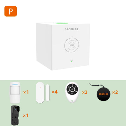 Staniot WiFi Alarm System Kit SecCube 3 Tuya Smart Home Security Protection