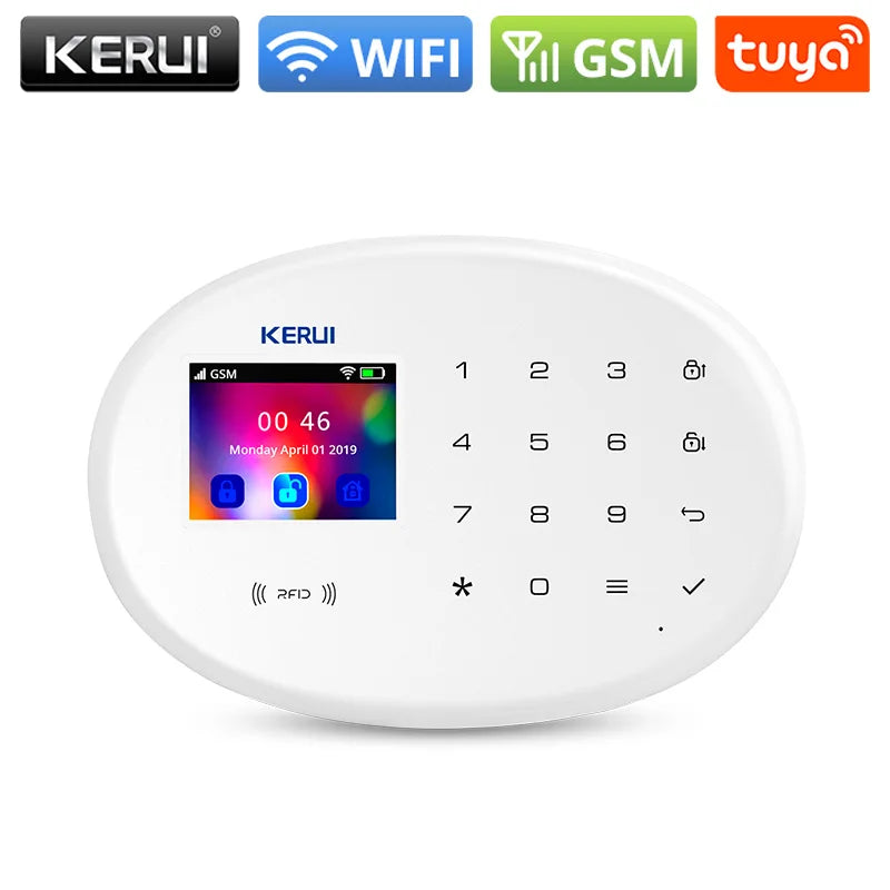 KERUI W202 Alarm System Smart Tuya Home Security WIFI 2G GSM