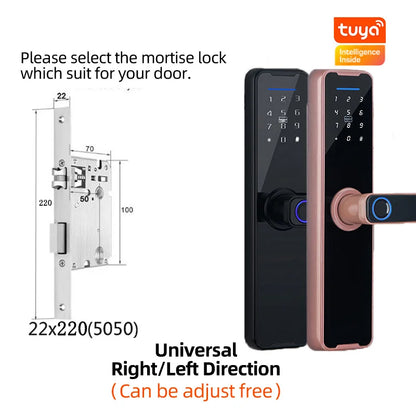 PHIPULO Tuya Digital Electronic Lock Smart Door